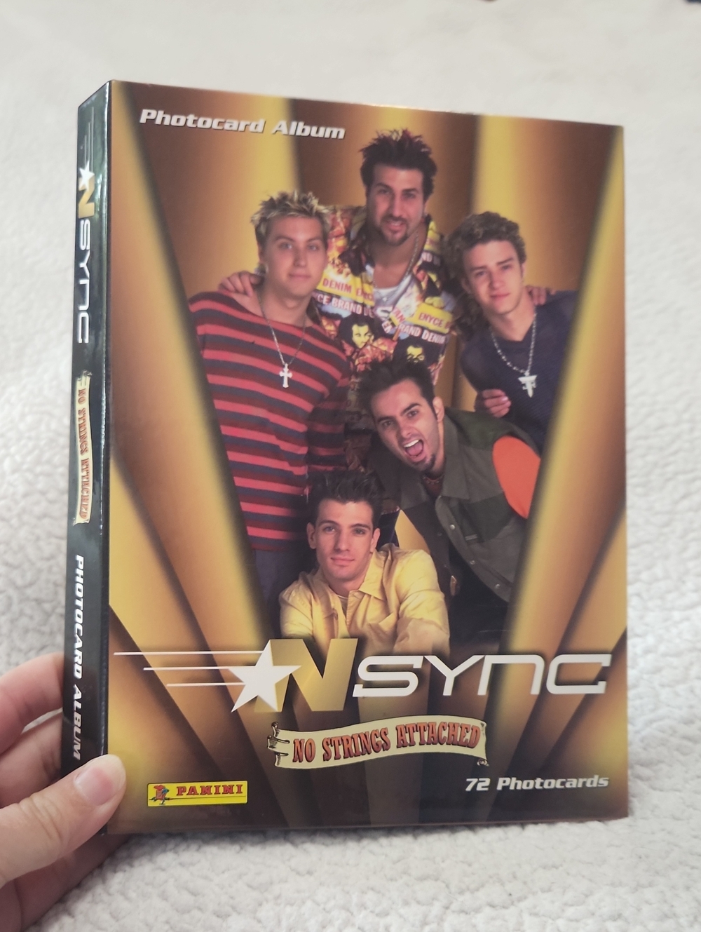 *NEARLY COMPLETE* NSYNC No Strings Attached Panini Photocard Album